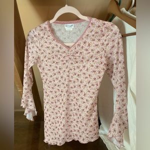 Floral lace vintage Y2K top 💖